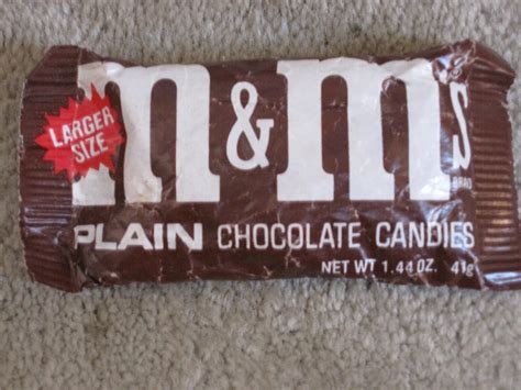1981 Mandms Plain Full Package Before They Added Colors