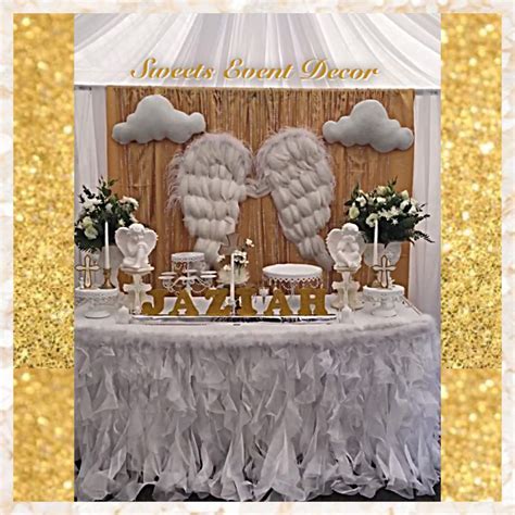 Angel Heaven Baptism Party Ideas Photo 9 Of 28 Catch My Party