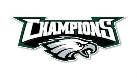 Philadelphia Eagles Champions Super Bowl 52 Decal Sticker Die Cut