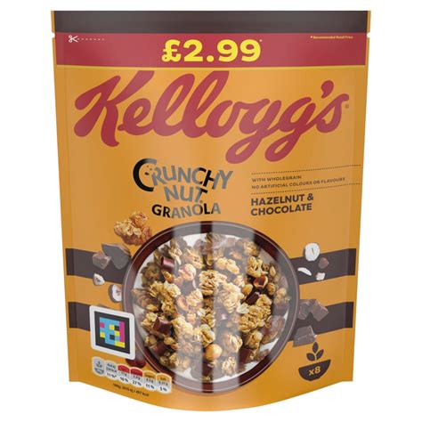 Kellogg S Crunchy Nut Granola Hazelnut Chocolate 380g PMP 2 99 BB