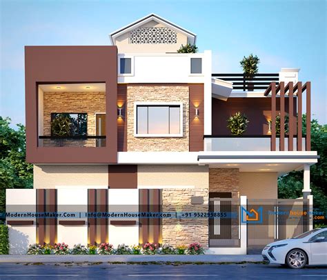 40x30 Elevation Design Indore 4030 House Plan India