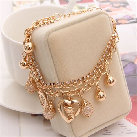 Besides good quality brands, you'll also find plenty of discounts when you shop for girls gold bracelets during big sales. Aliexpress.com : Buy 2017 New Fashion Jewelry Gold Chain ...