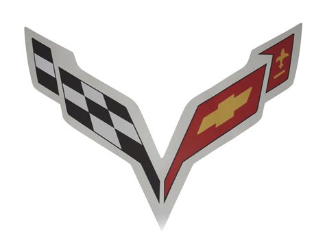 C7 Corvette Hood Liner Pad Decal Emblem