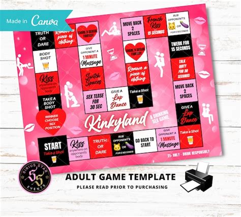 Adult Sex Game Drinking Game Wedding Game Date Night Game Etsy