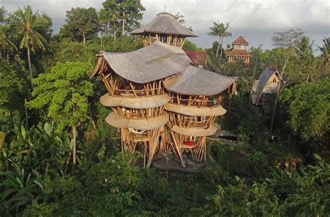 Sustainable Magic Houses In Bali Built Using Bamboo