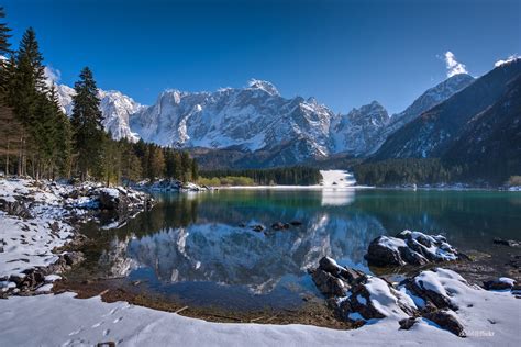 Lake Lago Di Fusine In Winter Zkbld Flickr