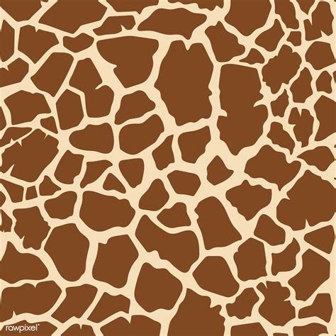 Seamless giraffe skin pattern vector | free image by rawpixel.com