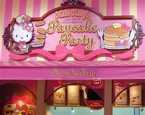 Hello Kittys Pancake Party In Odaiba Tokyo Pancake Party Hello