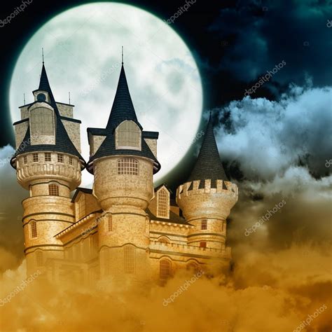 Castle In The Night Stock Photo By ©mentona 61585689