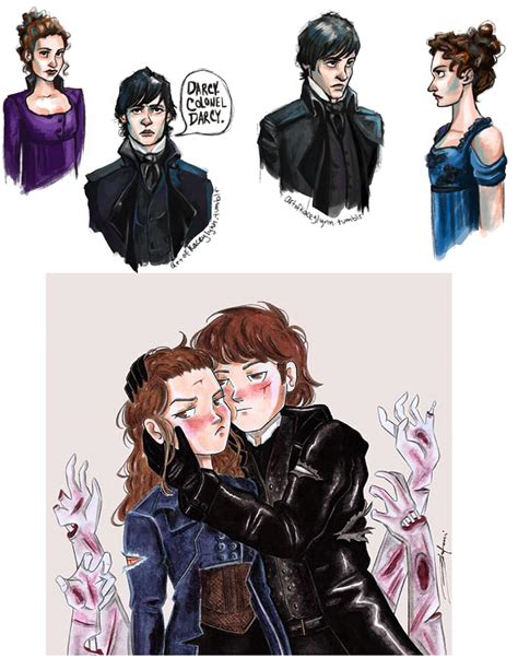 PPZ fan arts Lizzy&Darcy | Pride and prejudice and zombies, Pride and