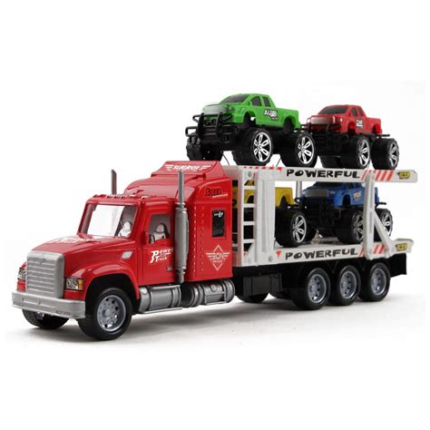 Buy Vokodo Friction Powered Toy Semi Truck Trailer 145 With Four
