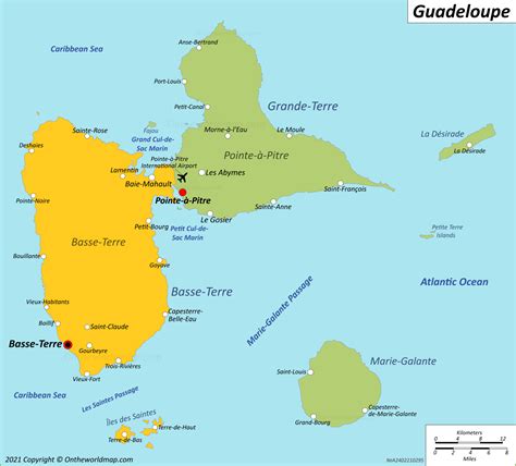 Guadeloupe Map France Detailed Maps Of Guadeloupe