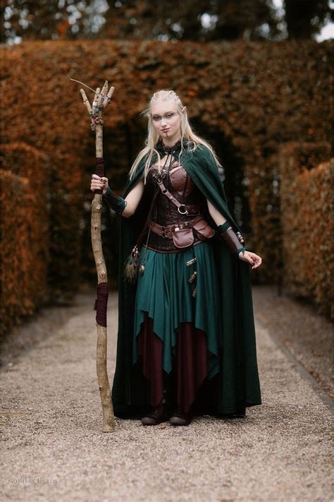 Wood Elf Druid Elfia Fantasy Fair Arcen 2018 Elven Costume Druid Costume Elf Costume