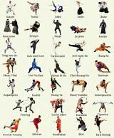 All Types Of Fighting Styles Pictures