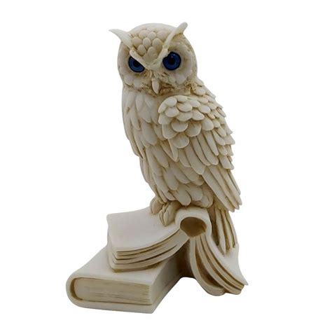 Owl Of Goddess Athena Symbol Of Wisdom And Education Greek Statue Sculpture