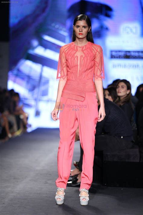 Model Walk The Ramp For Rohit And Rahul Gandhi Show On Day 4 Of Amazon India Fashion Week On