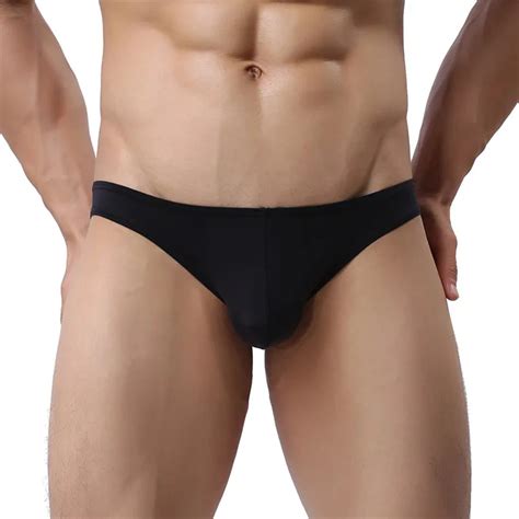 Buy Hot Sale Male Ultrathin Bikini Triangle Boxer For Men Solid Color Sexy