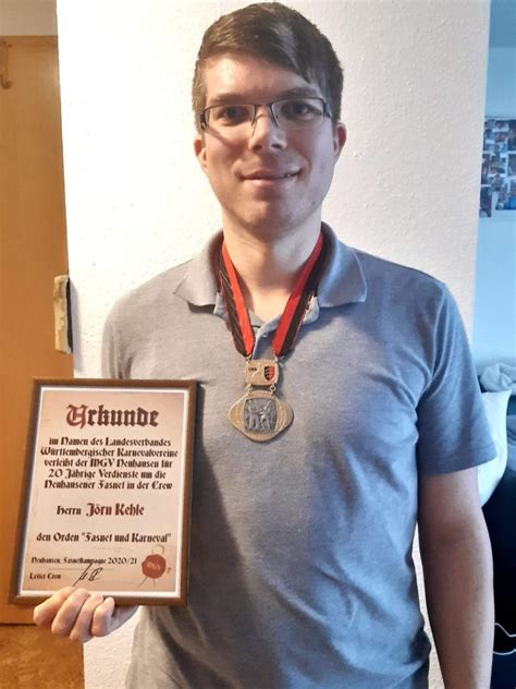 Aktuelle termine für januar 2021: MGV-Technik-Crew: Ehrung von Jörn Kehle - MGV Neuhausen