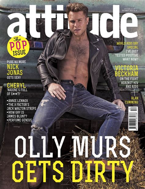 Nick Jonas Olly Murs Cover Attitude December Issue The Fashionisto