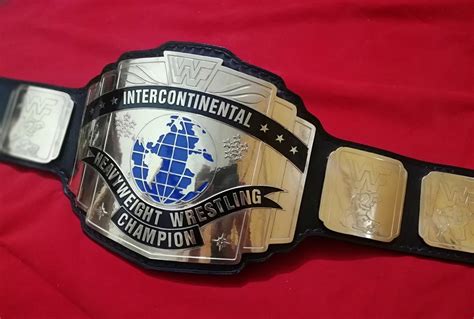 Wwf Intercontinental Heavy Weight Wrestling Championship Belt For