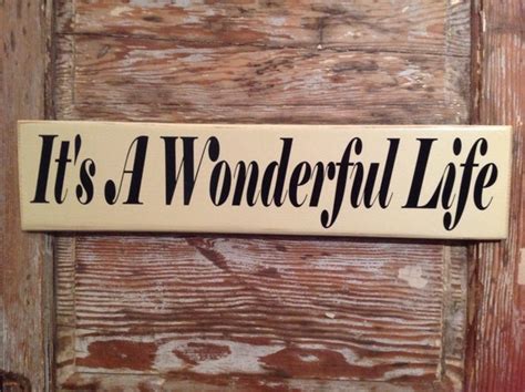Its A Wonderful Life 55 X 24 Wood Sign