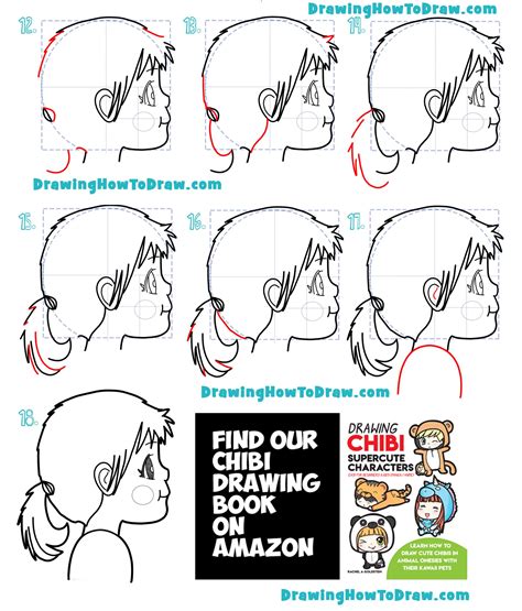 How To Draw An Anime Manga Girl From The Side Easy Step By Step Drawing Tutorial How To