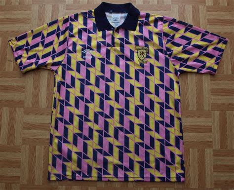 The retro football shirts are available in many different styles to suit every taste. Scotland Third football shirt 1988 - 1989.