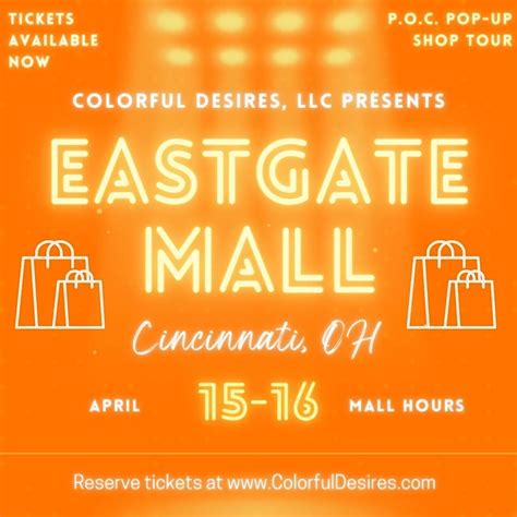Pop Up Shop At Eastgate Mall 375 Western Blvd Jacksonville April 15