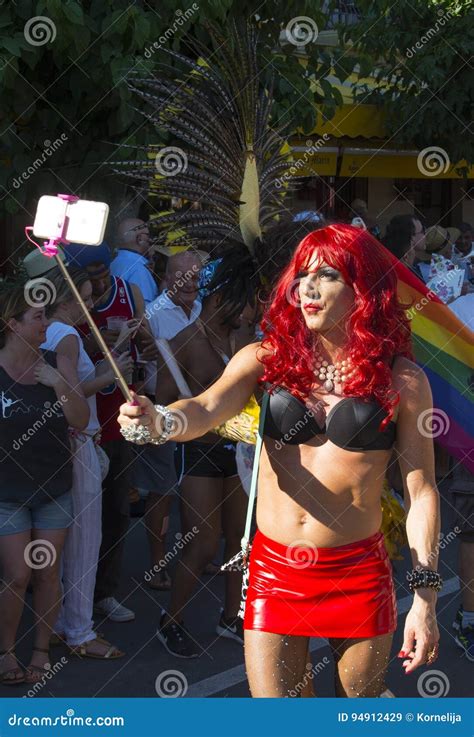 Gay Pride In Sitges Spain Editorial Stock Image Image Of June 94912429