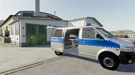 Fs19 Volkswagen T5 Police And Customs V10 Farming Simulator 19
