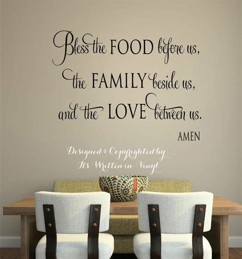 Dining Room Wall Quotes Quotesgram