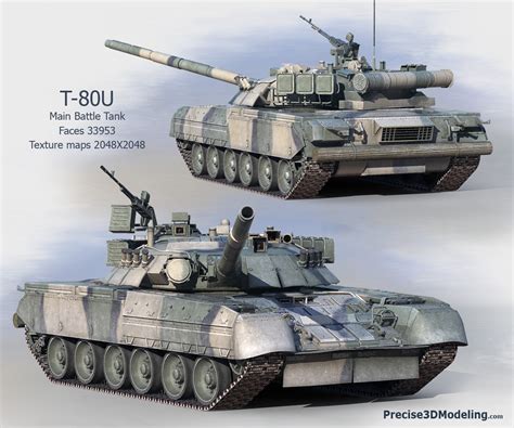 Russian Main Battle Tank T 80u