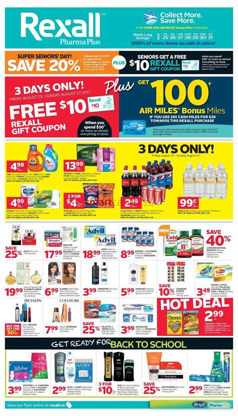Rexall Pharmaplus On Flyer August 25 To 31