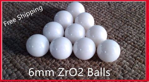 Free Shipping 100pcs 6mm Zro2 Ceramic Balls Zirconia Balls Used In