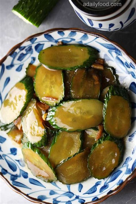 Chinese Stir Fry Cucumber A Daily Food