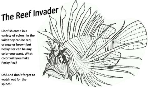 Lionfish coloring, Download Lionfish coloring for free 2019
