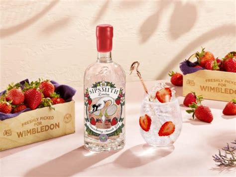 Buy Sipsmith Strawberry Smash Gin Today Official Sponsor Of Wimbledon