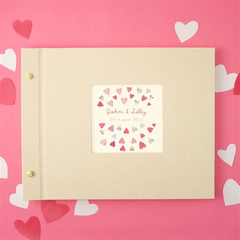 Personalised Love Hearts Photo Album By Made By Ellis