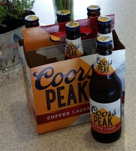 Received Coors Peak Copper Lager The Brew Site