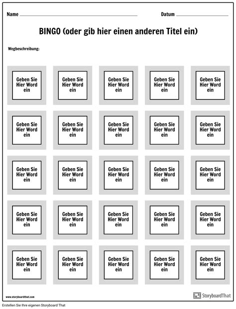 Bingo Storyboard Por De Examples