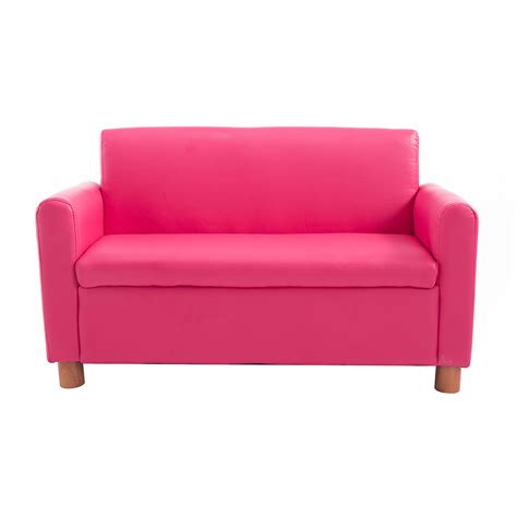The elixir leather armchair invites you to sit down and relax in elegant, modern style. Kids Sofa Single PU Leather Armchair Pink Toddler Couch ...