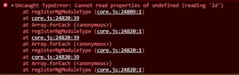 Angular Uncaught Typeerror Cannot Read Properties Of Undefined Reading Id At