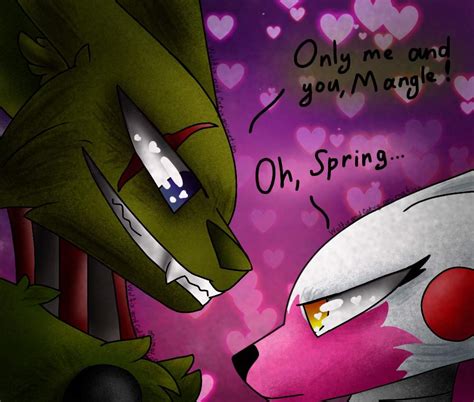 💖 Springtrap And Mangle Only Me And You 💖 Five Nights At Freddys