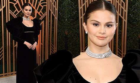 Selena Gomez Has All Eyes On Her In A Plunging Black Gown At The 2022