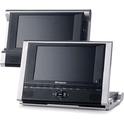 Polaroid Dpa 07051b 7 Inch Dual Screen Portable Dvd Player Refurbished Free Shipping Today