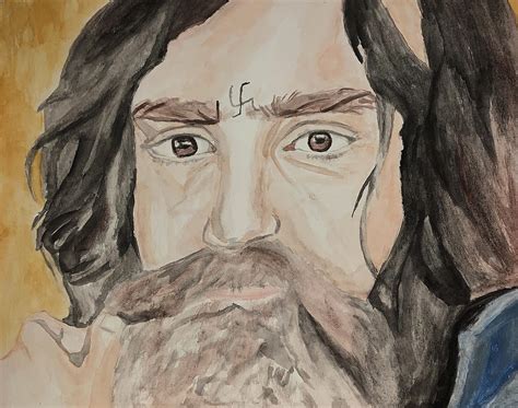 Charles Manson Painting By Kaley Michel