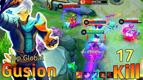 Gusion Epic Come Back Matich Global No Gusion Game Play Mlbb