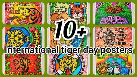 Save Tiger Posterposter On International Tiger Day Easy Stepsave