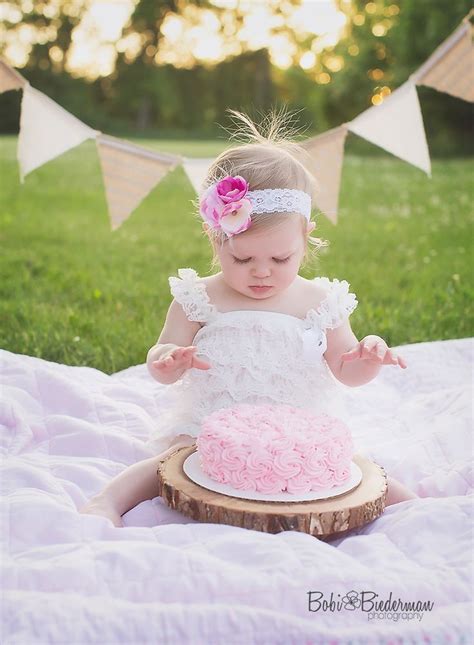 Cake Smash Outdoor Girl Children Photography First Birthday