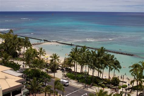 Ocean View From Aston Waikiki Beach Tower Kuhio Beach Park Flickr